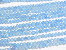 [Video]High Quality! Cubic Zirconia AAA Faceted Round 3mm [Light Blue] 1strand beads (aprx.15inch/36cm)