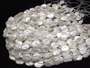 [Video] Fresh Water Pearl AA Oval -Pear shape 18-21mm White 1strand beads (aprx.15inch/36cm)