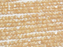 [Video]High Quality! Mother of Pearl MOP Beige Cube Shape 4.5x4.5x4.5mm 1strand beads (aprx.15inch/36cm)