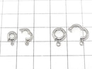 Silver925 Bail (Clicker) with Jump Ring Rhodium Plated 1pc