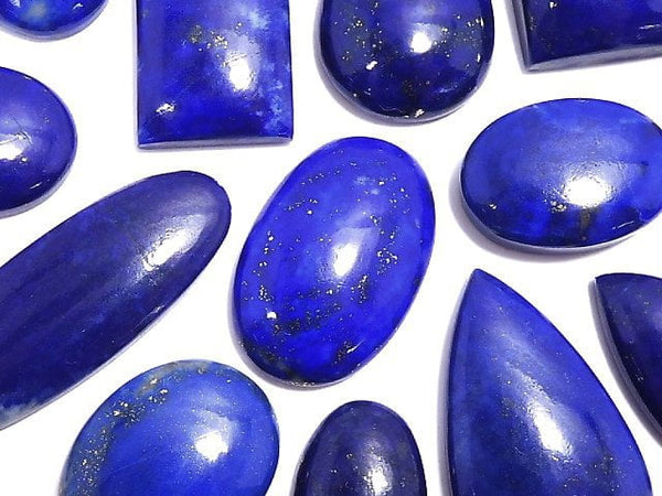 [Video][One of a kind] Lapislazuli AAA- Cabochon 20pcs Set NO.9