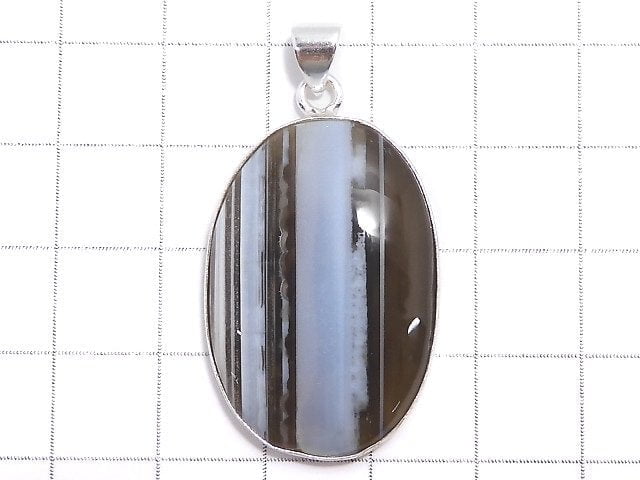 [Video][One of a kind] Blue Opal AAA- Pendant Silver925 NO.28