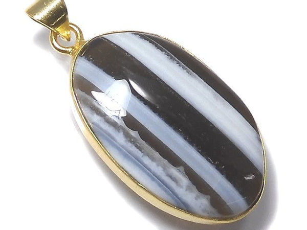 [Video][One of a kind] Blue Opal AAA- Pendant 18KGP NO.35