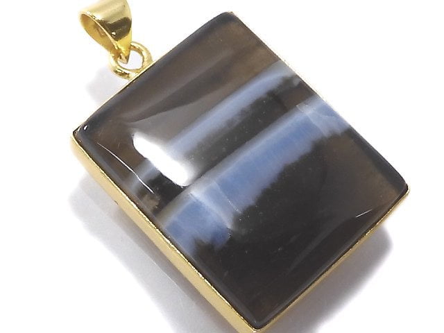 [Video][One of a kind] Blue Opal AAA- Pendant 18KGP NO.38