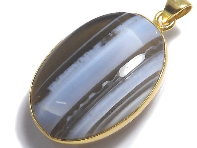 [Video][One of a kind] Blue Opal AAA- Pendant 18KGP NO.39