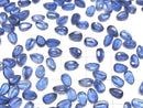 [Video]High Quality Kyanite AAA Loose stone Pear shape Faceted 6x3.5mm 3pcs