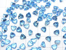 [Video]High Quality Swiss Blue Topaz AAA Loose stone Triangle Faceted 5x5mm 3pcs