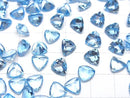 [Video]High Quality Swiss Blue Topaz AAA Loose stone Triangle Faceted 7x7mm 2pcs