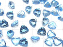 [Video]High Quality Swiss Blue Topaz AAA Loose stone Triangle Faceted 9x9mm 1pc