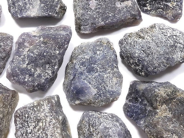 [Video][One of a kind] Iolite Rough Rock 17pcs set NO.1