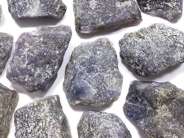 [Video][One of a kind] Iolite Rough Rock 17pcs set NO.1