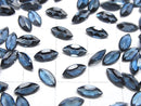 [Video]High Quality London Blue Topaz AAA Loose stone Marquise Faceted 8x4mm 3pcs
