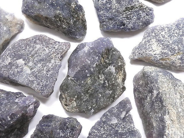 [Video][One of a kind] Iolite Rough Rock 17pcs set NO.3