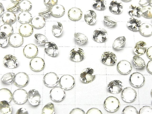 [Video]High Quality Heliodor AAA- Loose stone Round Faceted 5x5mm 3pcs