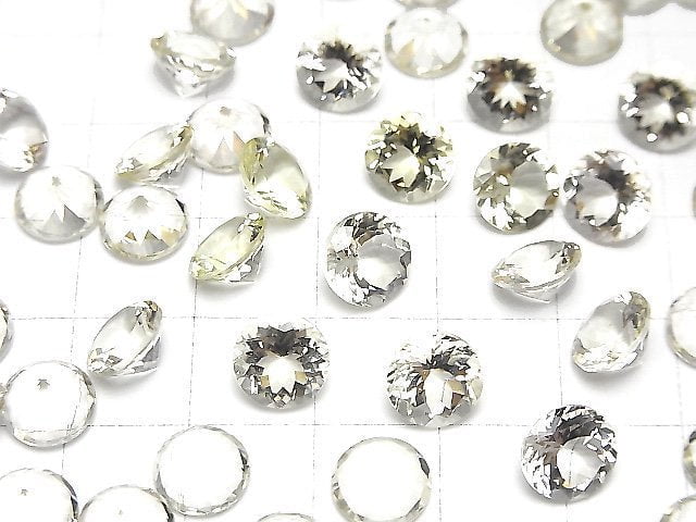 [Video]High Quality Heliodor AAA- Loose stone Round Faceted 8x8mm 1pc