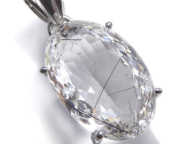 [Video][One of a kind] High Quality Tourmaline Quartz AAA Pendant Silver925 NO.6