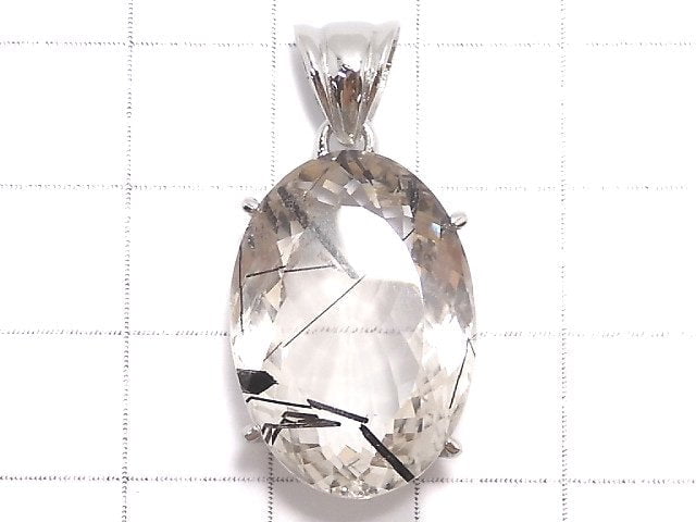 [Video][One of a kind] High Quality Tourmaline Quartz AAA Pendant Silver925 NO.10