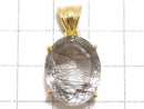 [Video][One of a kind] High Quality Tourmaline Quartz AAA Pendant 18KGP NO.16