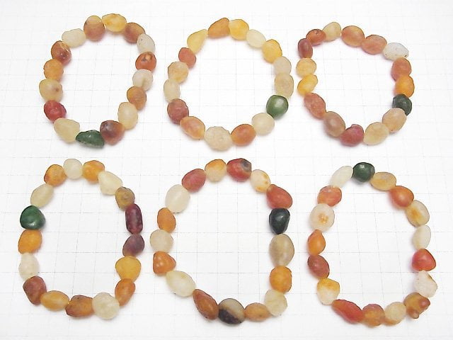 [Video] Alashan Agate Rough Nugget Bracelet