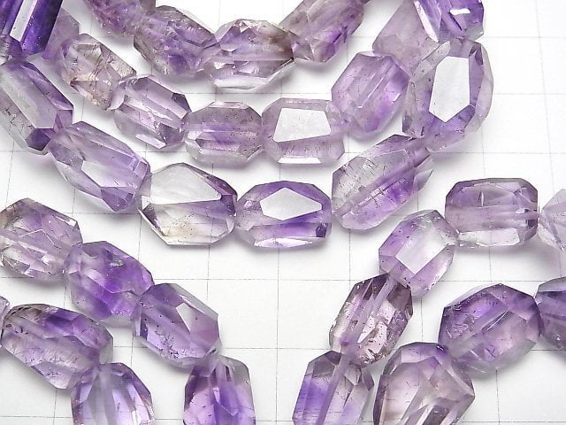 [Video] Elestial Quartz AAA- Faceted Nugget Bracelet