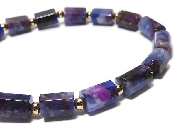 [Video][One of a kind] Sugilite AAA 8Faceted Tube Bracelet NO.1