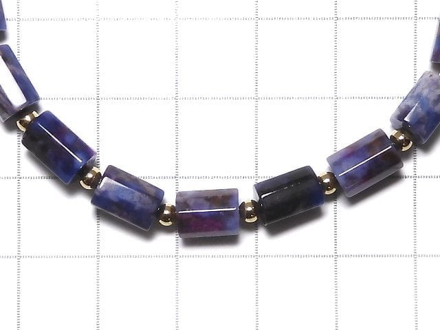 [Video][One of a kind] Sugilite AAA 8Faceted Tube Bracelet NO.1