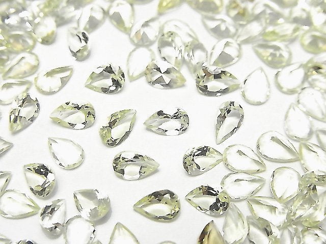 [Video]High Quality Heliodor AAA- Loose stone Pear shape Faceted 6x4mm 3pcs