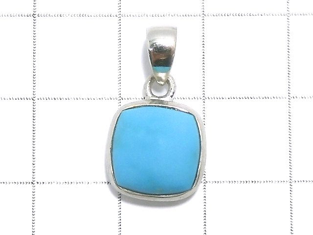 [Video][One of a kind] Kingman Turquoise AAA Pendant Silver925 NO.41