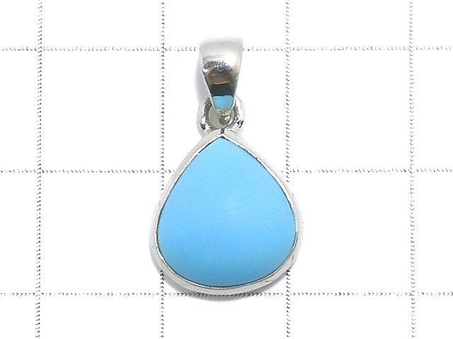 [Video][One of a kind] Kingman Turquoise AAA Pendant Silver925 NO.42