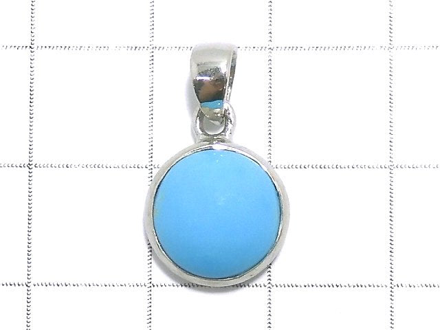 [Video][One of a kind] Kingman Turquoise AAA Pendant Silver925 NO.44