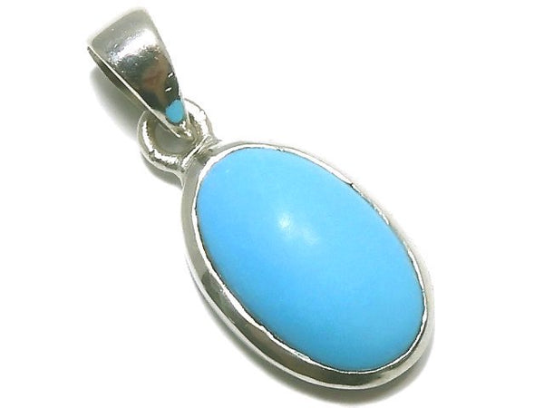 [Video][One of a kind] Kingman Turquoise AAA Pendant Silver925 NO.45