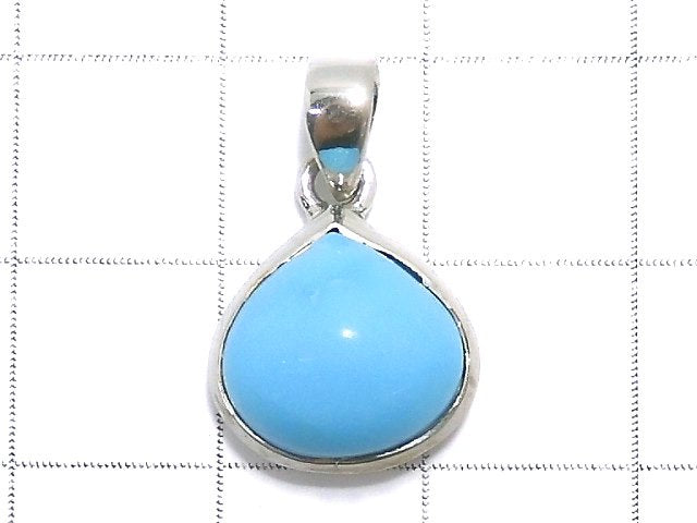 [Video][One of a kind] Kingman Turquoise AAA Pendant Silver925 NO.46