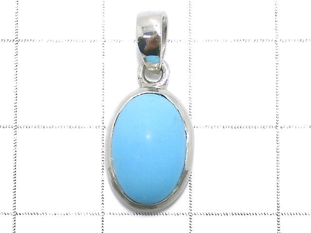 [Video][One of a kind] Kingman Turquoise AAA Pendant Silver925 NO.47