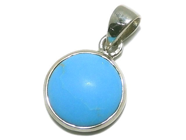 [Video][One of a kind] Kingman Turquoise AAA Pendant Silver925 NO.48