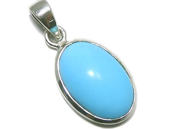 [Video][One of a kind] Kingman Turquoise AAA Pendant Silver925 NO.49