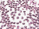 [Video] Moissanite AAA Loose stone Round Faceted 3x3mm [Purple Pink] 5pcs