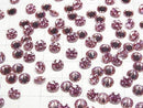 [Video] Moissanite AAA Loose stone Round Faceted 6x6mm [Purple Pink] 1pc