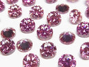 [Video] Moissanite AAA Loose stone Round Faceted 8x8mm [Purple Pink] 1pc