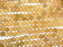 [Video]High Quality! Yellow Tourmaline AA++ Faceted Round 3mm 1strand beads (aprx.15inch/37cm)