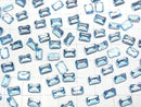 [Video]High Quality Swiss Blue Topaz AAA Loose stone Rectangle Faceted 7x5mm 2pcs