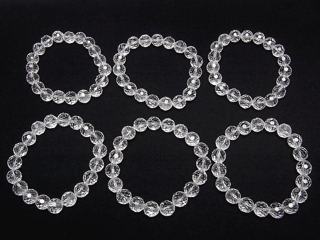 [Video] Crystal AAA- 128 Faceted Round 10mm Bracelet