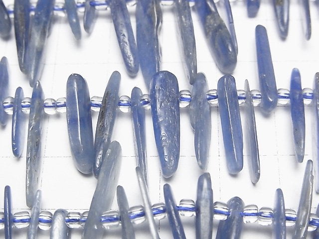 [Video]Kyanite AA Nugget Top Side Drilled Hole 1strand beads (aprx.15inch/37cm)