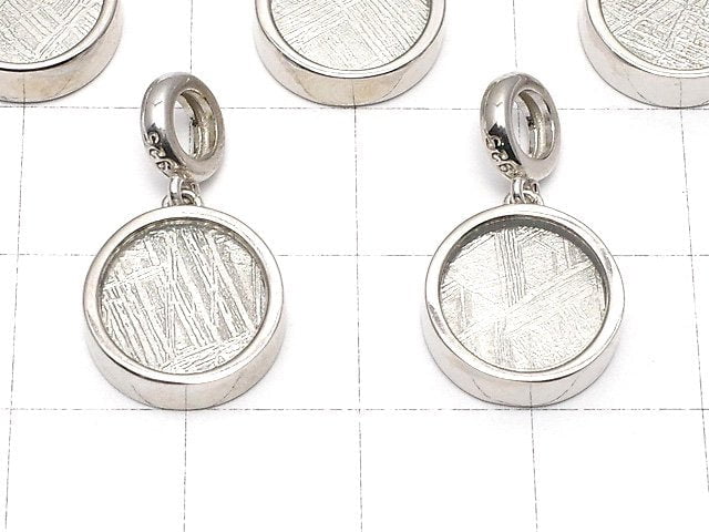 [Video]Meteorite (Muonionalusta) Coin Pendant 12mm Silver925