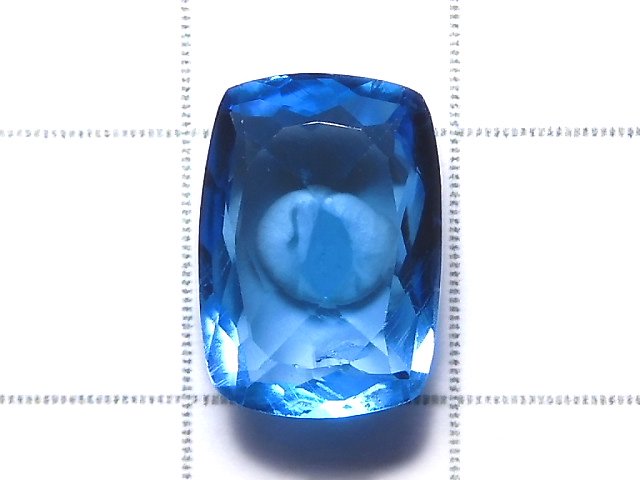 [Video][One of a kind] High Quality Swiss Blue Topaz AAA Loose stone Faceted 1pc NO.42