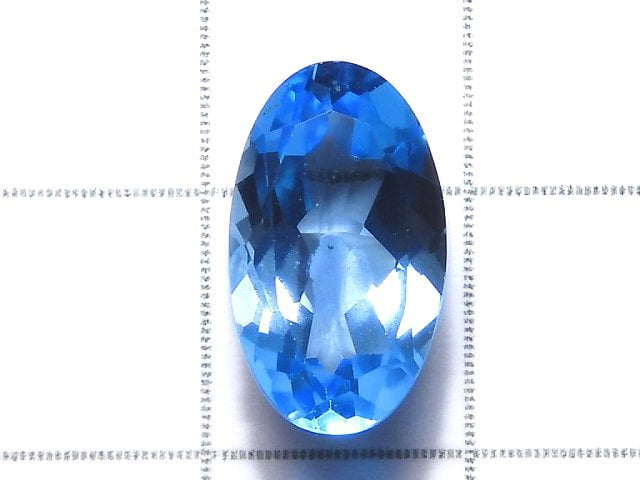 [Video][One of a kind] High Quality Swiss Blue Topaz AAA Loose stone Faceted 1pc NO.43