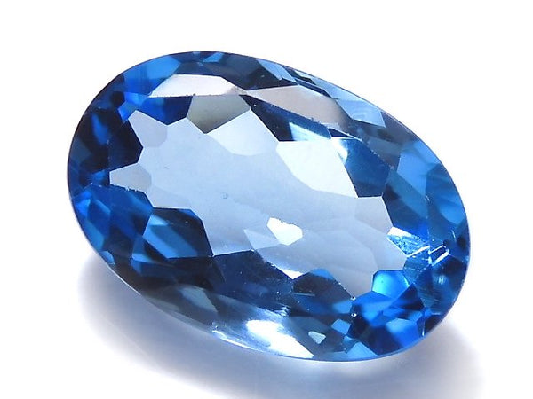 [Video][One of a kind] High Quality Swiss Blue Topaz AAA Loose stone Faceted 1pc NO.46