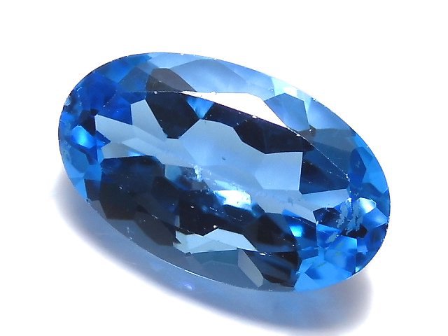 [Video][One of a kind] High Quality Swiss Blue Topaz AAA Loose stone Faceted 1pc NO.48