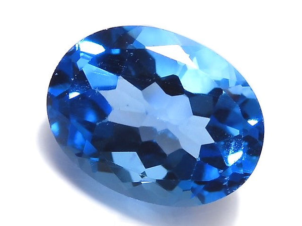 [Video][One of a kind] High Quality Swiss Blue Topaz AAA Loose stone Faceted 1pc NO.49