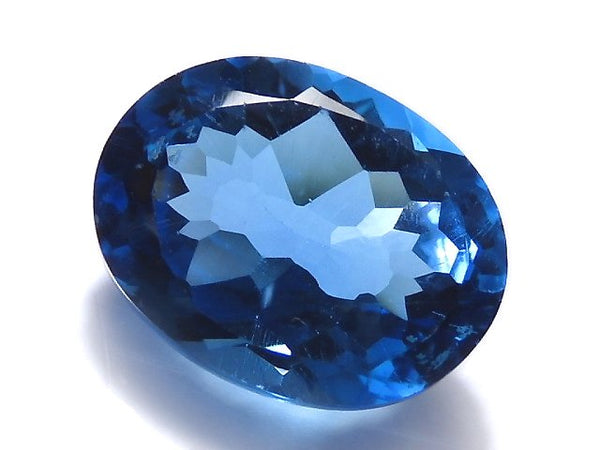 [Video][One of a kind] High Quality Swiss Blue Topaz AAA Loose stone Faceted 1pc NO.51