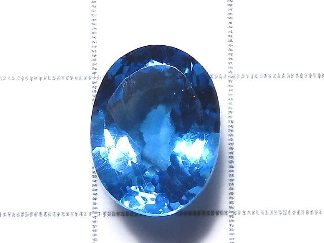 [Video][One of a kind] High Quality Swiss Blue Topaz AAA Loose stone Faceted 1pc NO.51